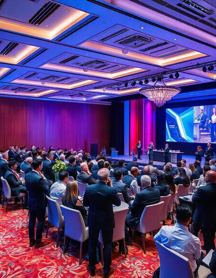 A full conference hall